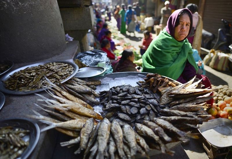 500-летний женский рынок в Индии
