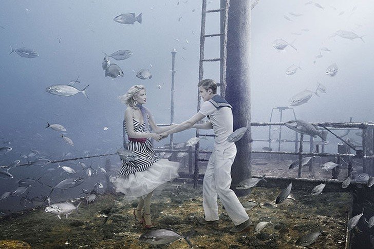 Подводный мир на затонувшем корабле от фотографа и дайвера Андреаса Франке