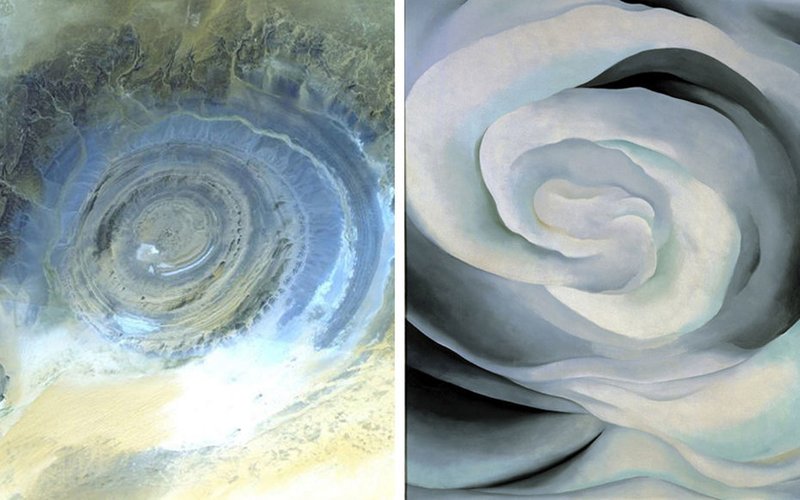 Фотографии Земли из космоса удивительно похожи на знаменитые картины