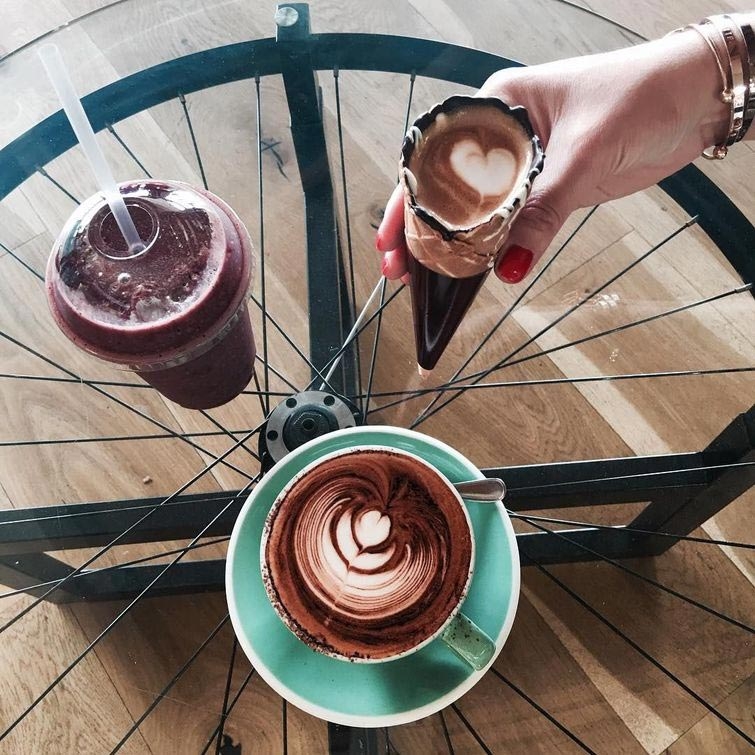 Новый кофейный тренд в Instagram: кофе в рожках