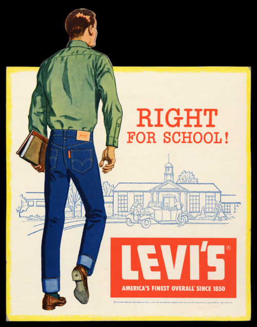 Винтажные постеры прошлого века от Levi's