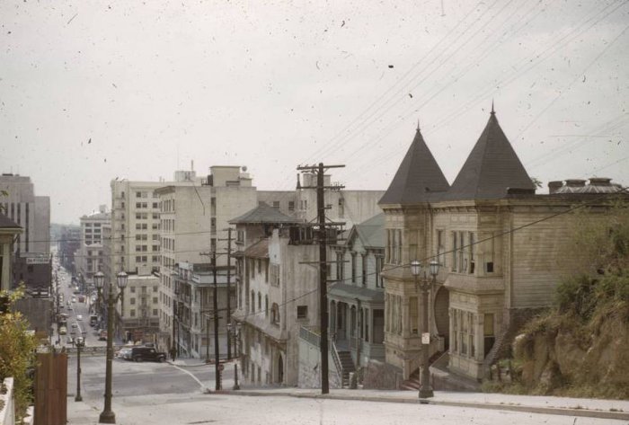 Лос-Анджелес в середине прошлого столетия