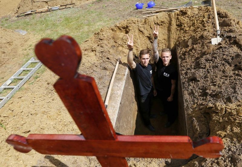 Первый национальный конкурс могильщиков в Венгрии