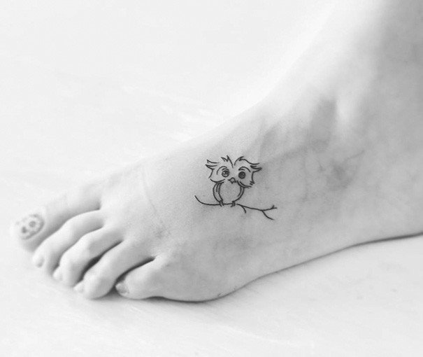 100 минималистичных татуировок