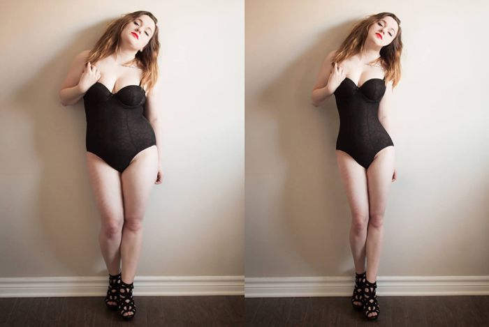 Активисты проекта Thinner Beauty отфотошопили моделей Plus Size