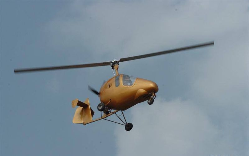 Конструктор из китайского села соорудил собственный вертолет