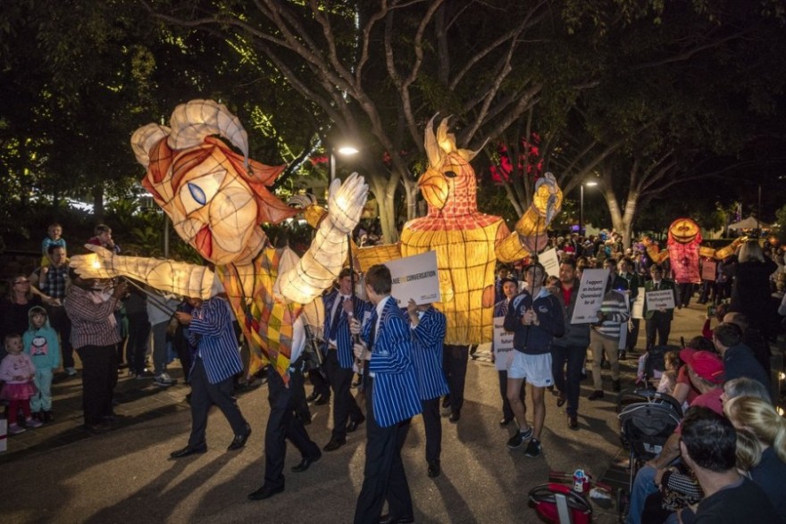 Парад бумажных фонариков Luminous Lantern Parade в Австралии