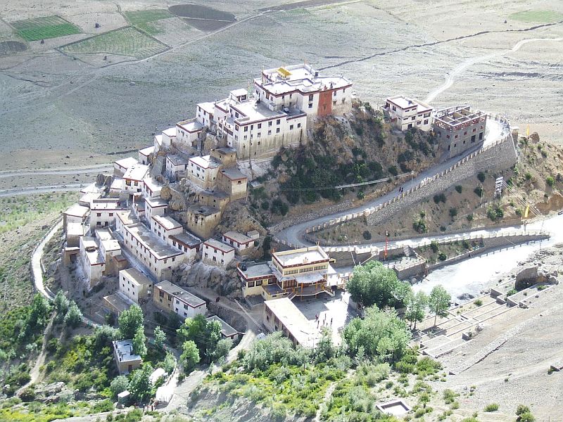 Самый большой тибетский буддийский храм Ки Гомпа