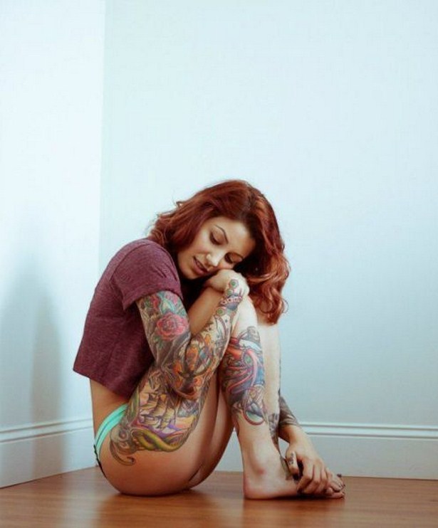 Красивые девушки любят татуировки