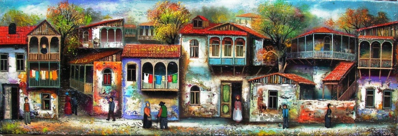 Яркая живопись от Давида Мартиашвили, которая поднимает настроение