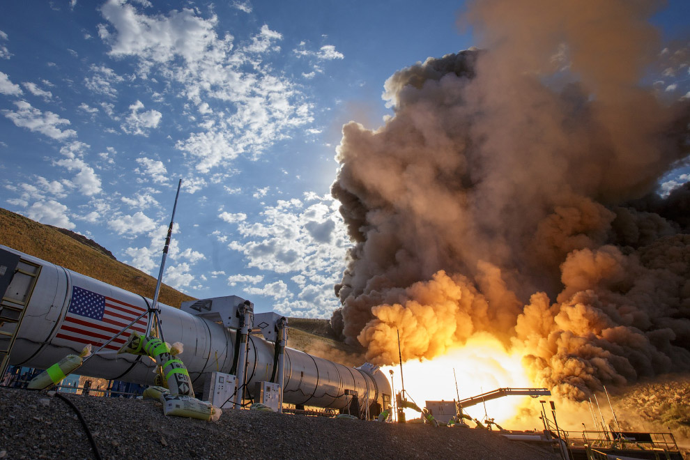 Испытание огнем ракеты для полетов на Марс