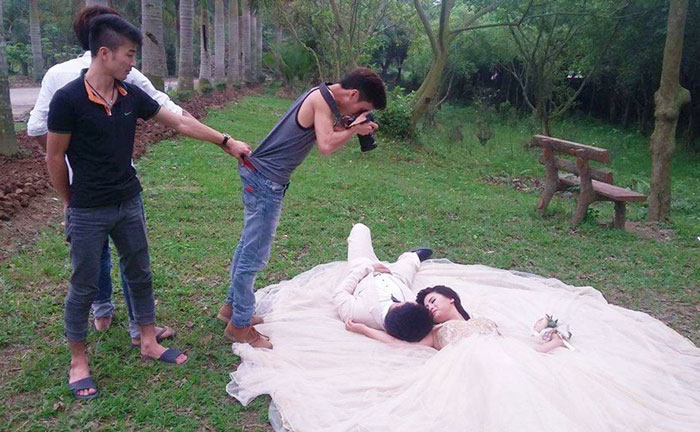 Как на самом деле делаются свадебные фото