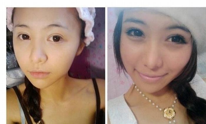 Азиатки и магия макияжа