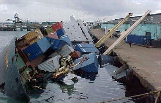 Аварии на морских перевозках