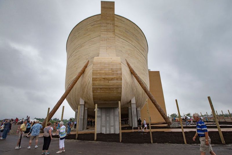 В библейском парке построили копию Ноева ковчега