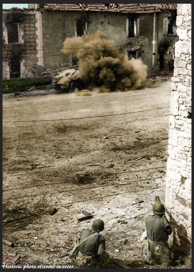 Цветные фотографии времен Второй мировой войны