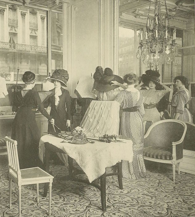 Парижская мода 100 лет назад