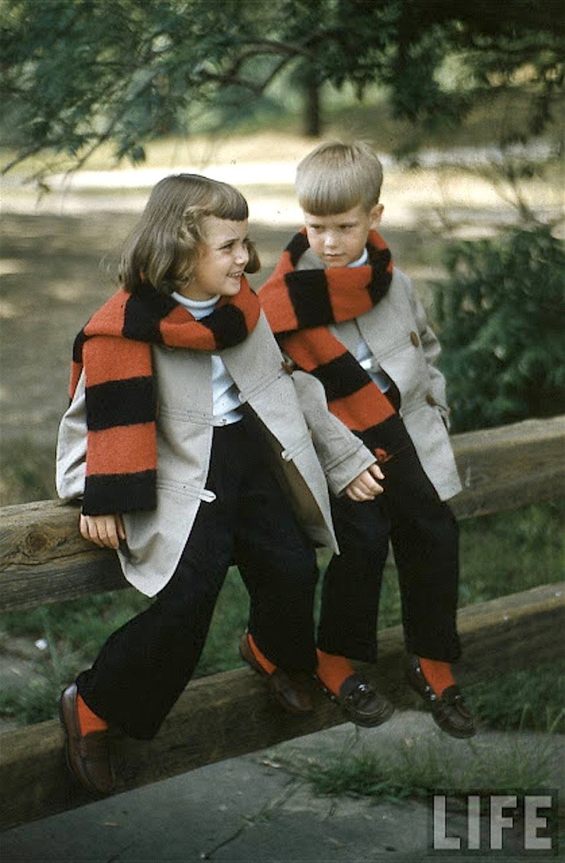 Детская мода 50-х в объективе Нины Лин