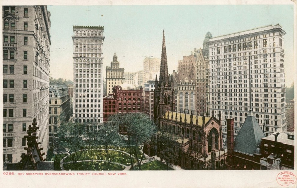 Архивные фотографии строительства Нью-Йорка начала 20-го столетия