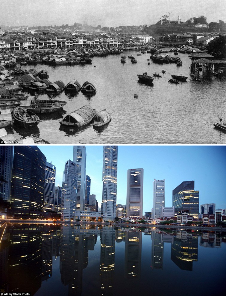 Города изменились до неузнаваемости за последние 100 лет
