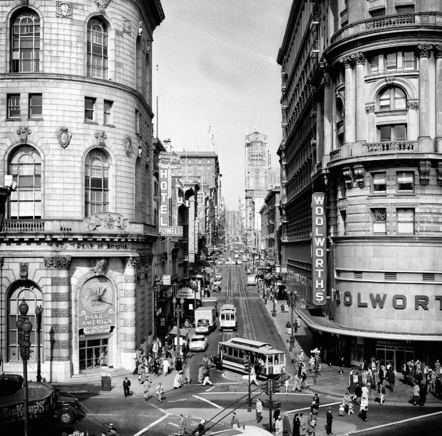 Сан-Франциско в 1940-50 годах в объективе фотографа Фреда Лиона