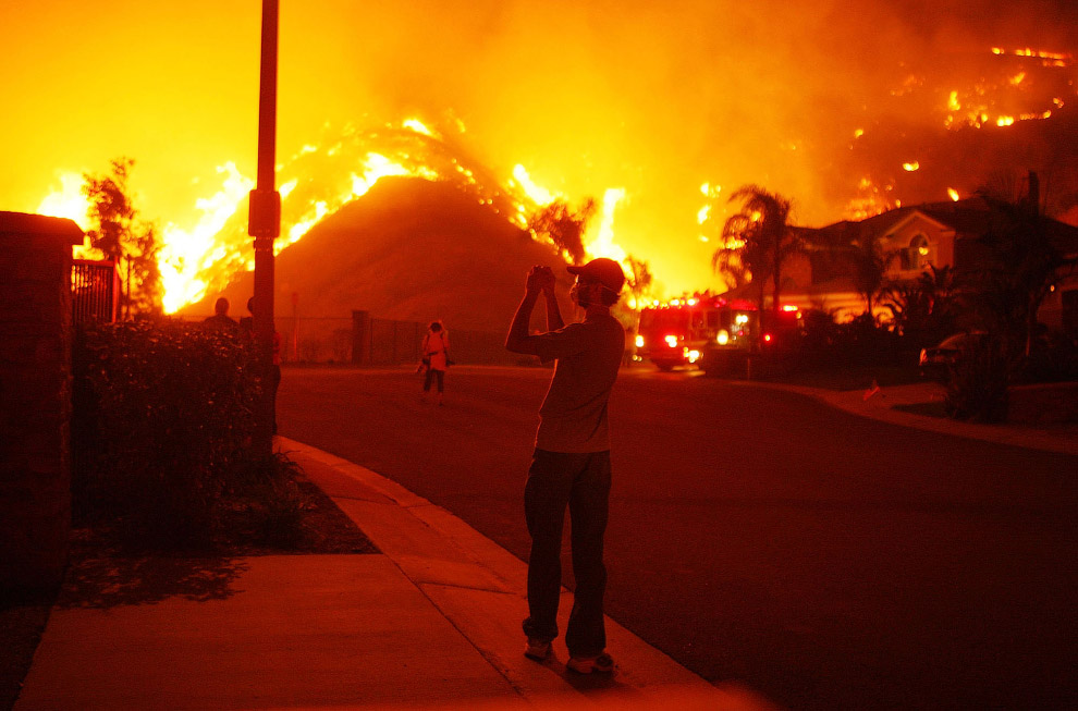 Ужасные лесные пожары в Калифорнии