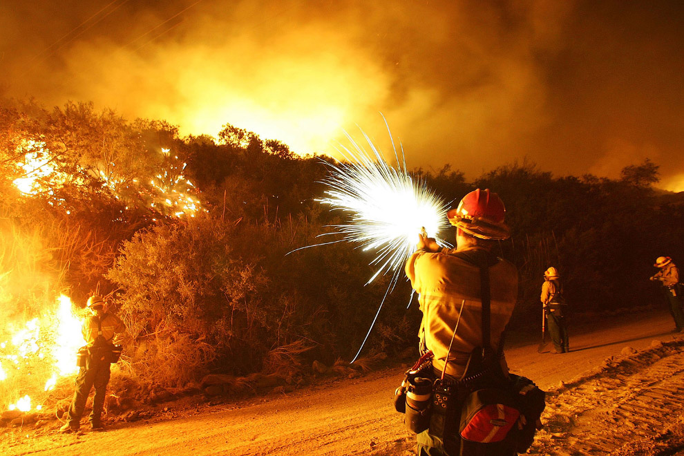 Ужасные лесные пожары в Калифорнии