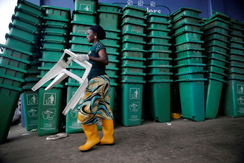 Переработка мусора в Нигерии