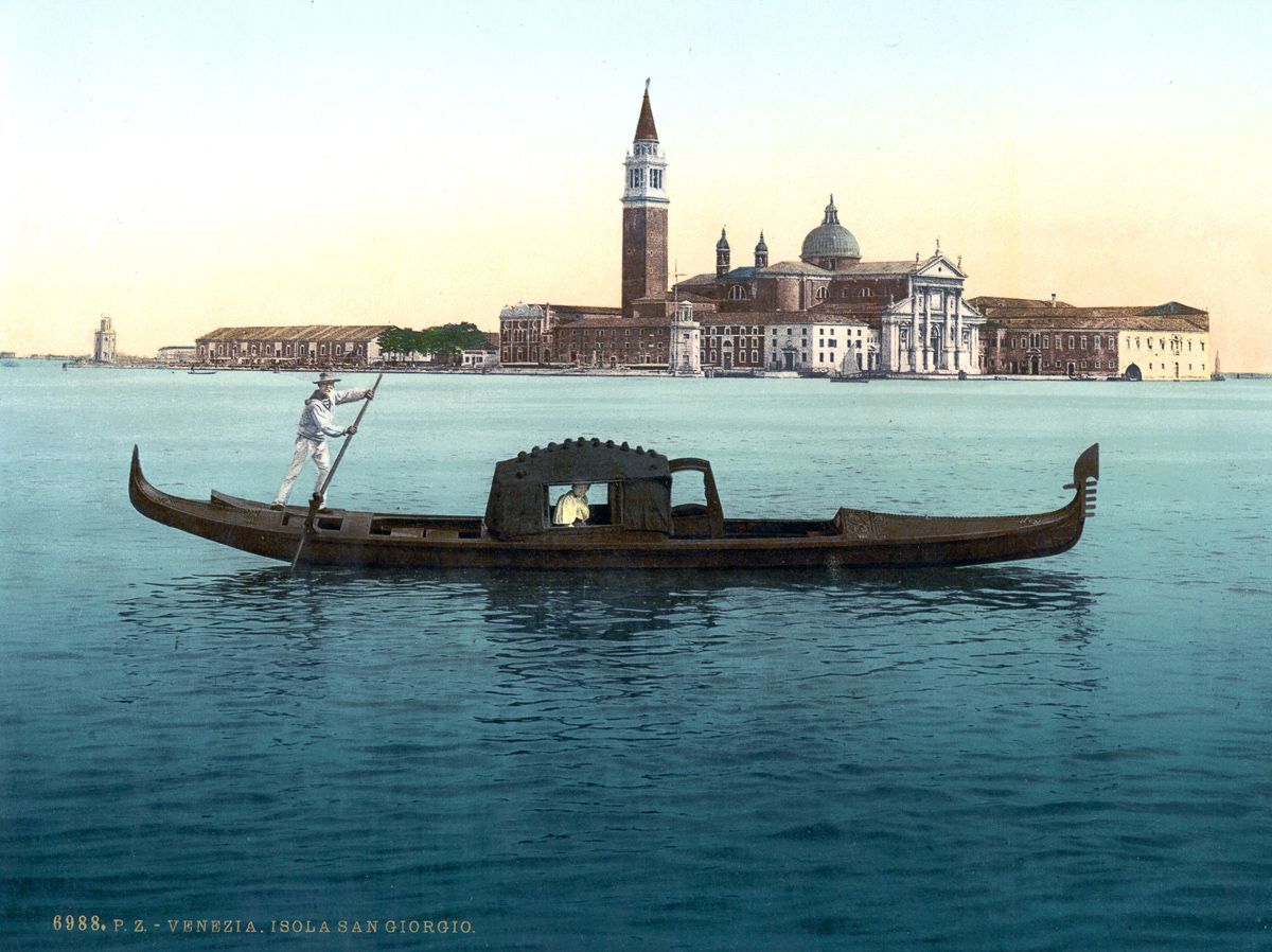 Венеция на цветных открытках 1890 года