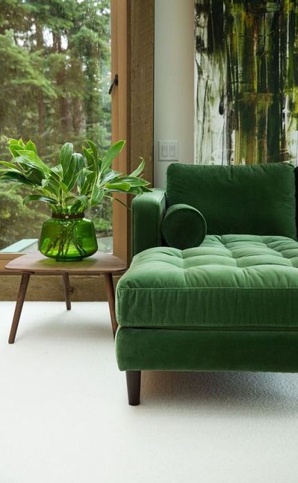 Зелёный декор дома: 10 очаровательных идей