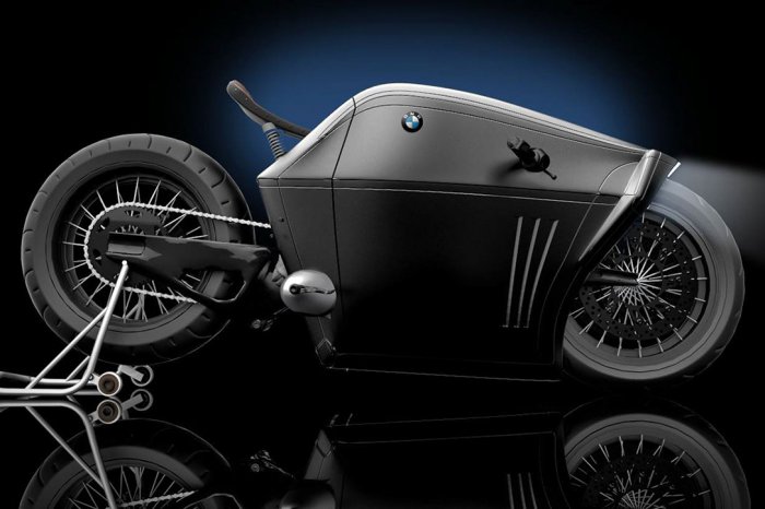 Футуристический концепт мотоцикла BMW Radical Concept