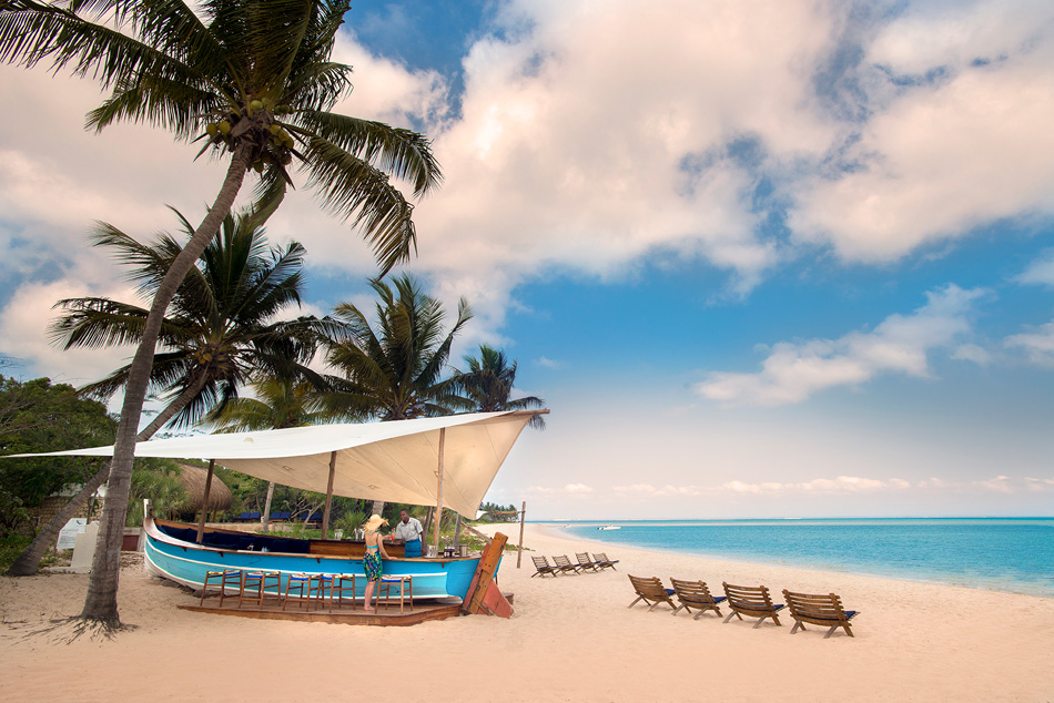 Экзотический отель на острове в Индийском океане