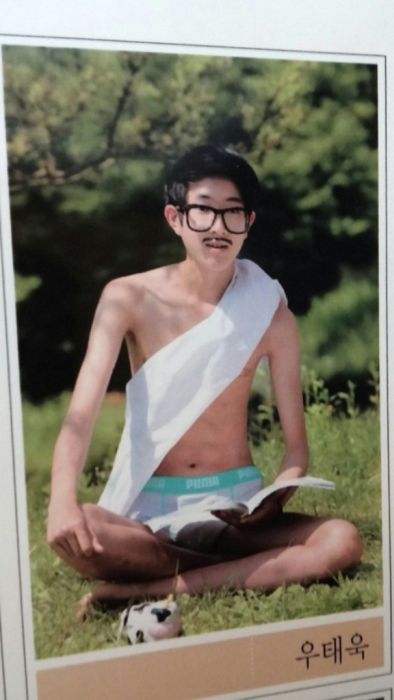Забавные снимки из альбома корейских выпускников