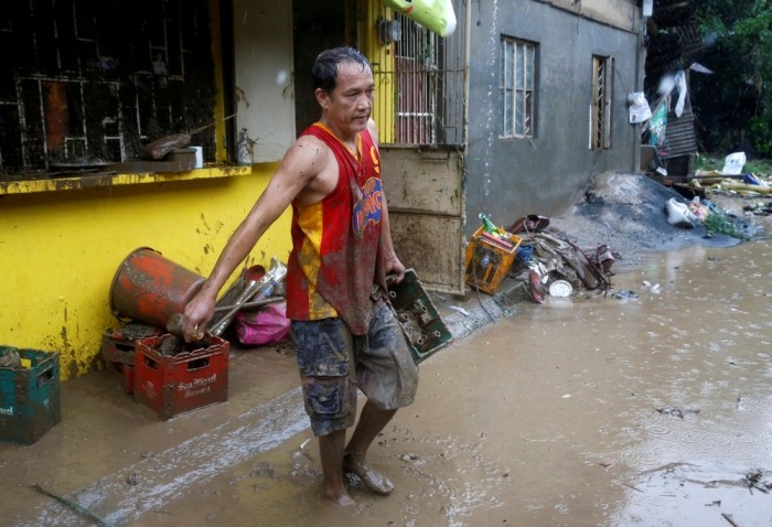 Сильное наводнение на Филиппинах