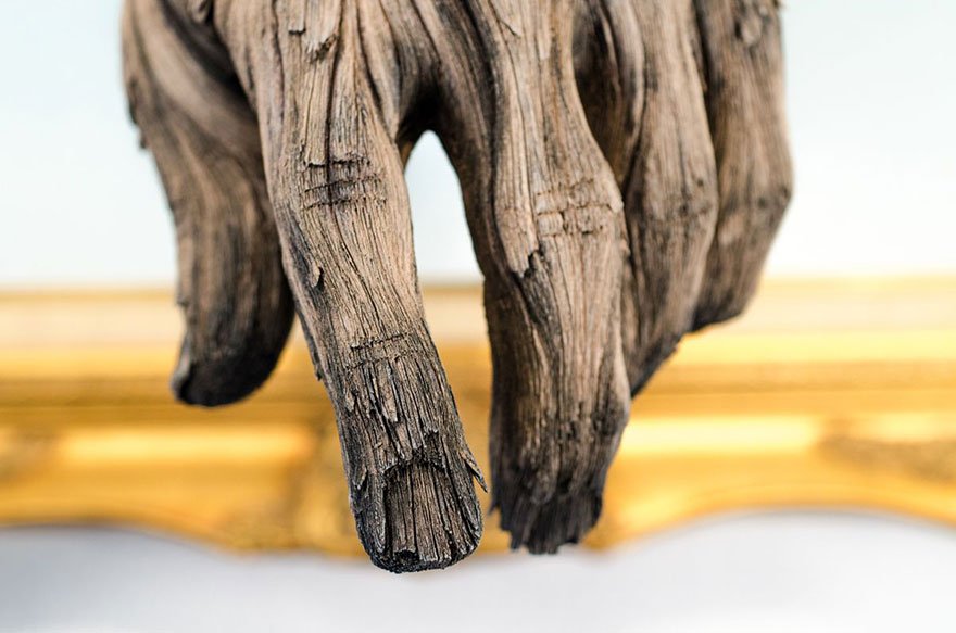 Деревянные скульптуры из керамики от Кристофера Дэвида Уайта