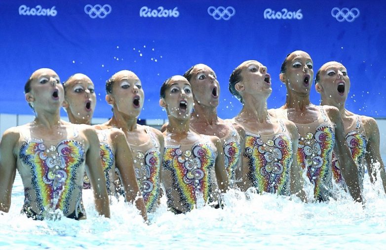 Забавное синхронное плавание на Олимпиаде 2016