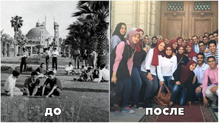 15 фото из восточных стран до и после исламской революции