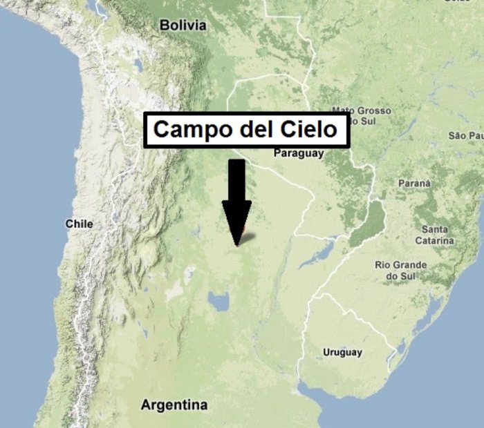 Метеоритное поле в Аргентине