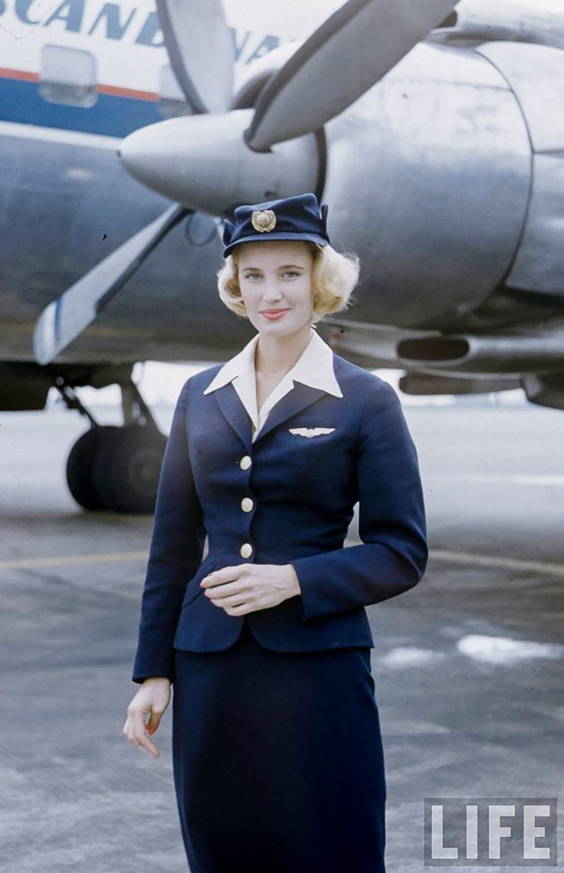 Стюардессы на фотографиях 1958 года