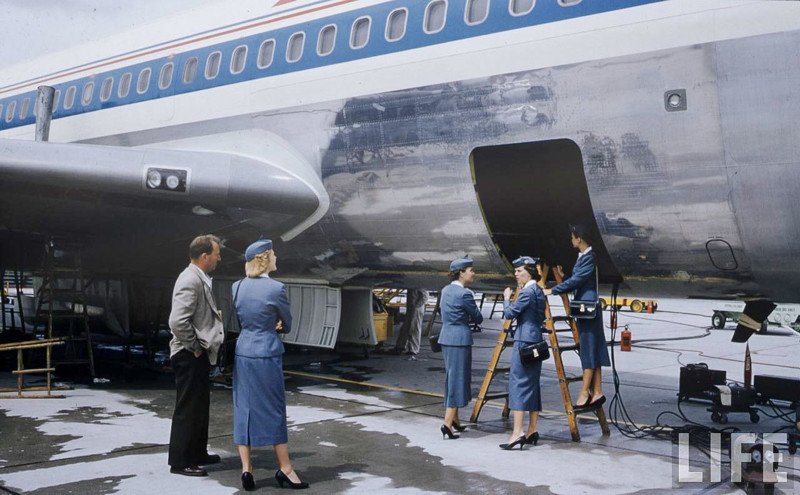 Стюардессы на фотографиях 1958 года