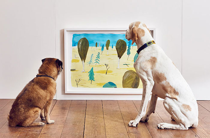 Выставка современного искусства для собак