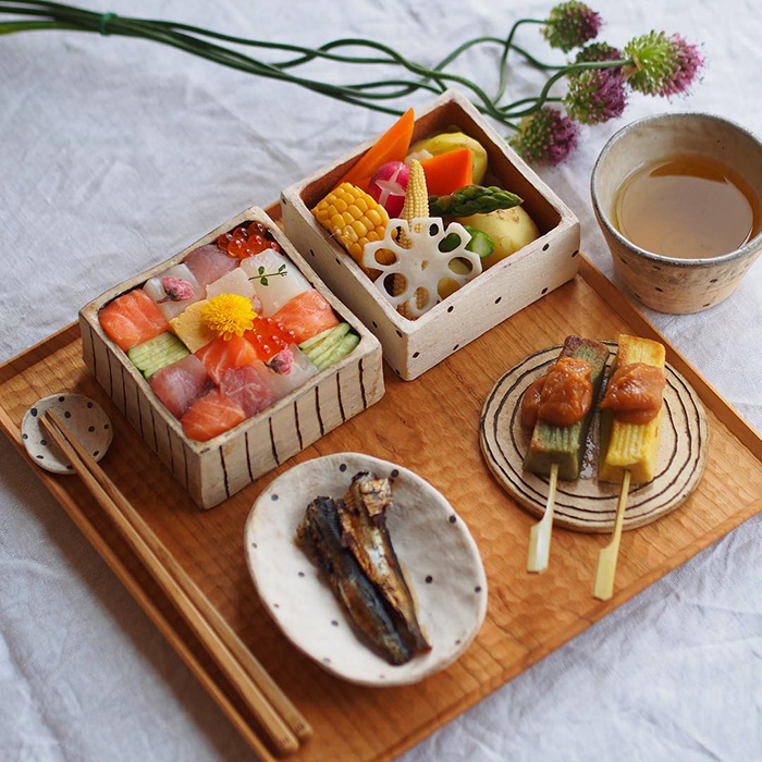 Мозаика из суши - последний тренд японской кулинарной моды