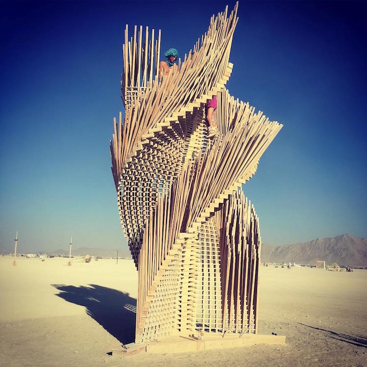 Впечатляющие арт-инсталляции с фестиваля Burning Man 2016