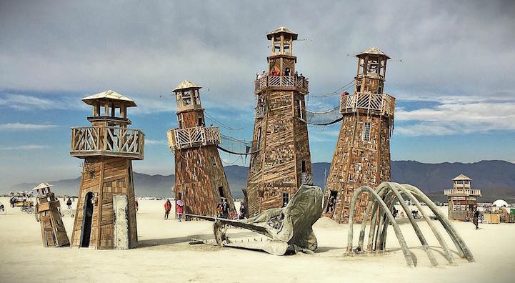 Впечатляющие арт-инсталляции с фестиваля Burning Man 2016