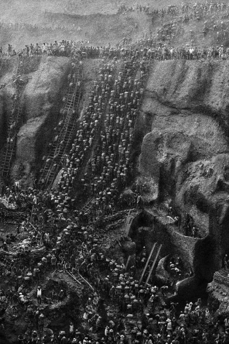 Золотая лихорадка на бразильском руднике Серра Пелада в 1986 году