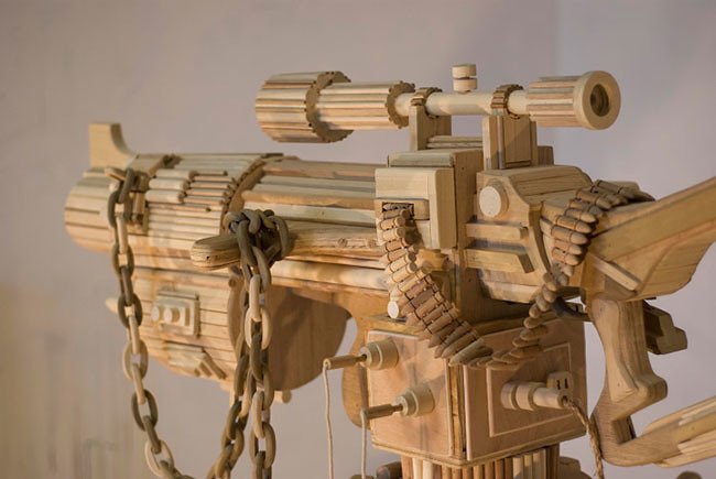 Уникальные деревянные скульптуры от Майкла Ри
