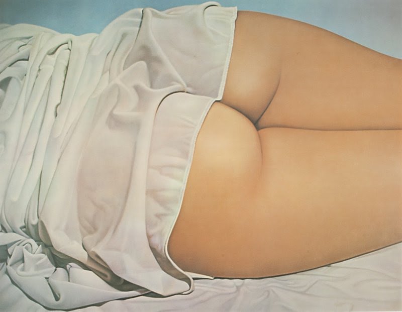 Картины женских бедер в нижнем белье от американского художника Джона Касера
