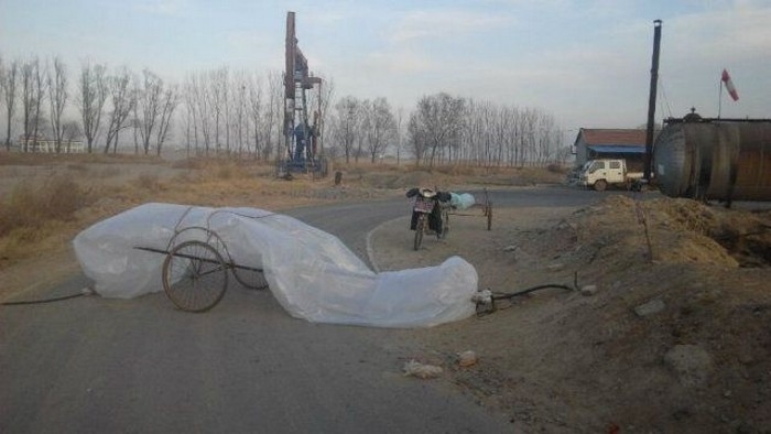 Традиционный метод добычи и транспортировки природного газа в Китае