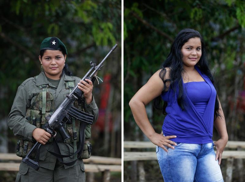 Девушки революционных сил Колумбии готовятся в мирной жизни