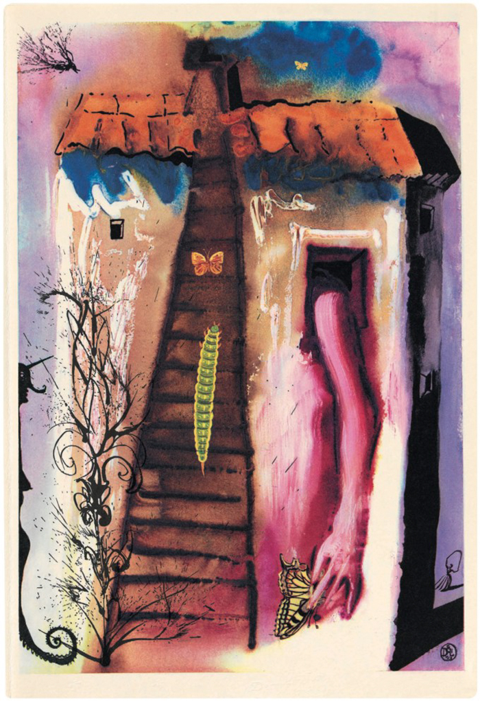Неизвестные иллюстрации Сальвадора Дали к Приключениям Алисы в Стране чудес